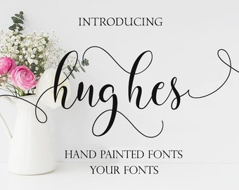 Font download, Calligraphy font, Digital font, Wedding font, Modern font, Handwritten font, Script Font, Watercolor font, Font swirls
