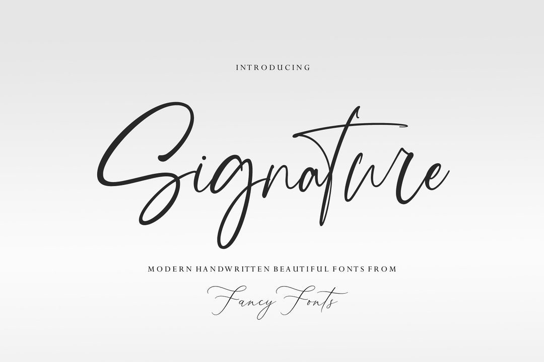 Handwritten Font, Script Font, Signature Font, Modern Font, Calligraphy