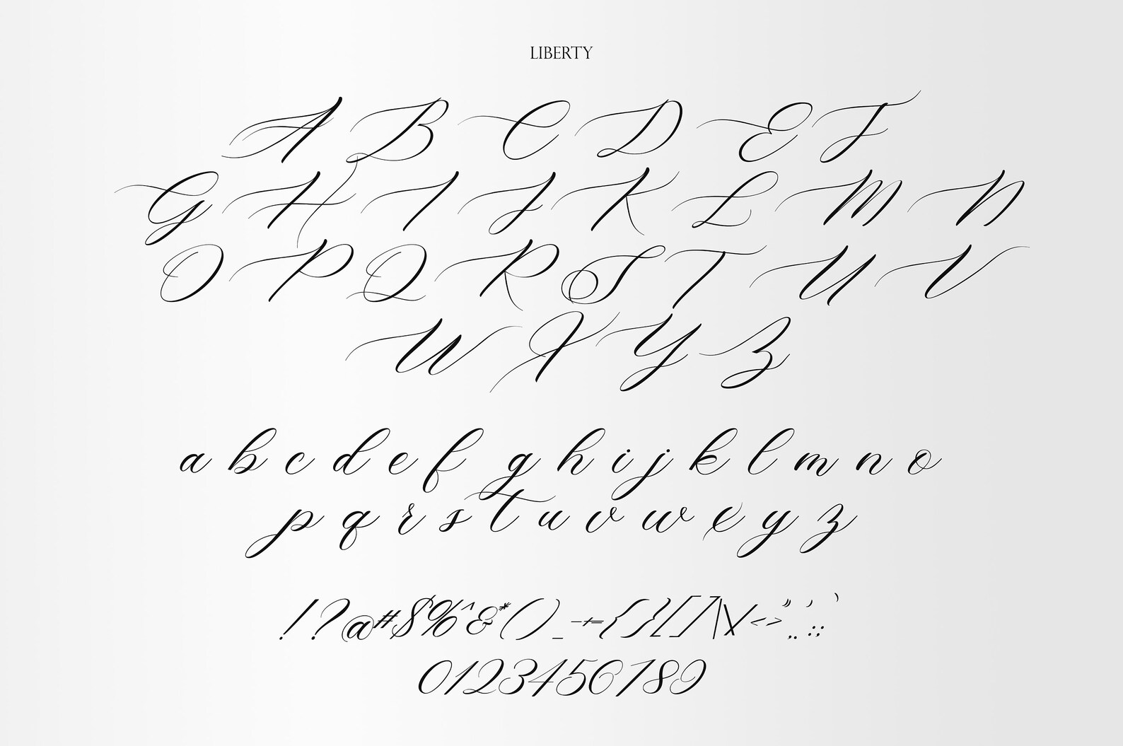 Liberty Script Font: Modern Calligraphy Font (TTF, Digital Download) - Etsy