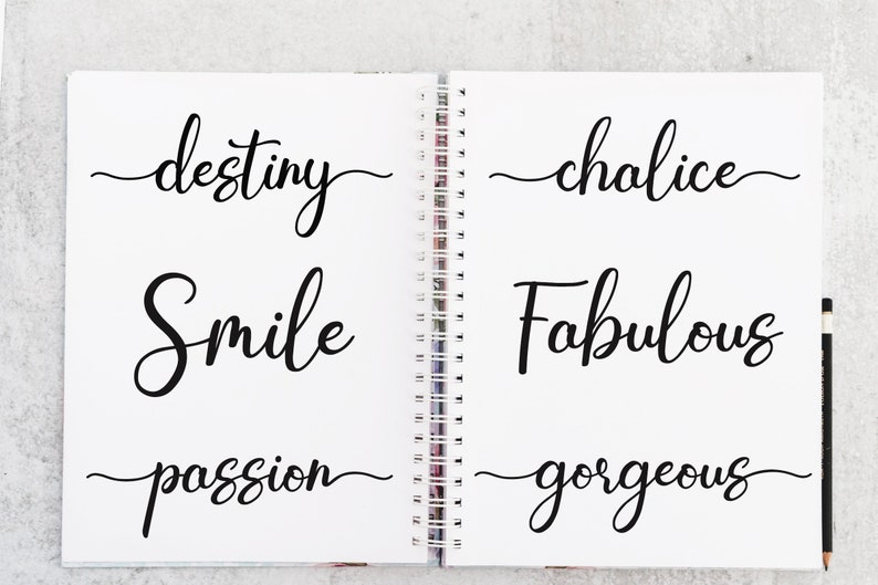 London Script London Script Font: Modern Calligraphy Font With Tails (TTF Digital ...