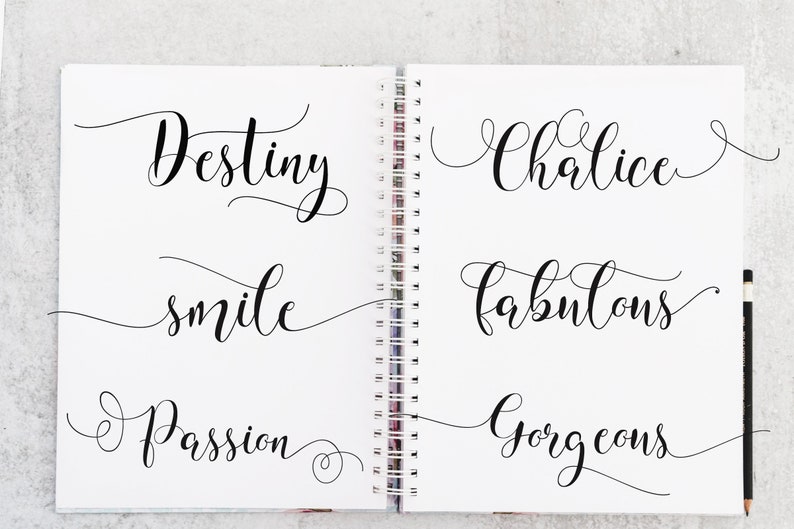 Hughes Cursive Font: Modern Swirly Alphabet (digital Download) - Etsy