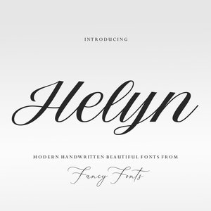 Digital font, Wedding font, Calligraphy font, Modern font, Handwritten font, Font for cricut, Canva font, Font for procreate, Font tattoo