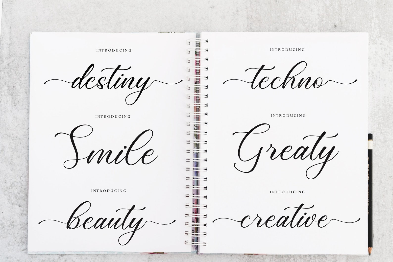 Honey Script Font: Modern Calligraphy, Wedding Font (TTF, Digital ...