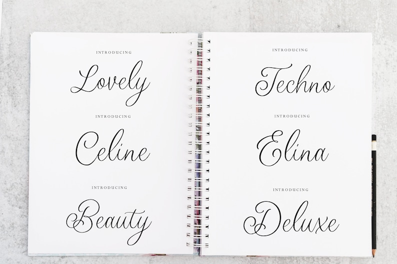 Amaly Script Font: Modern Calligraphy (TTF File) (digital Download) - Etsy