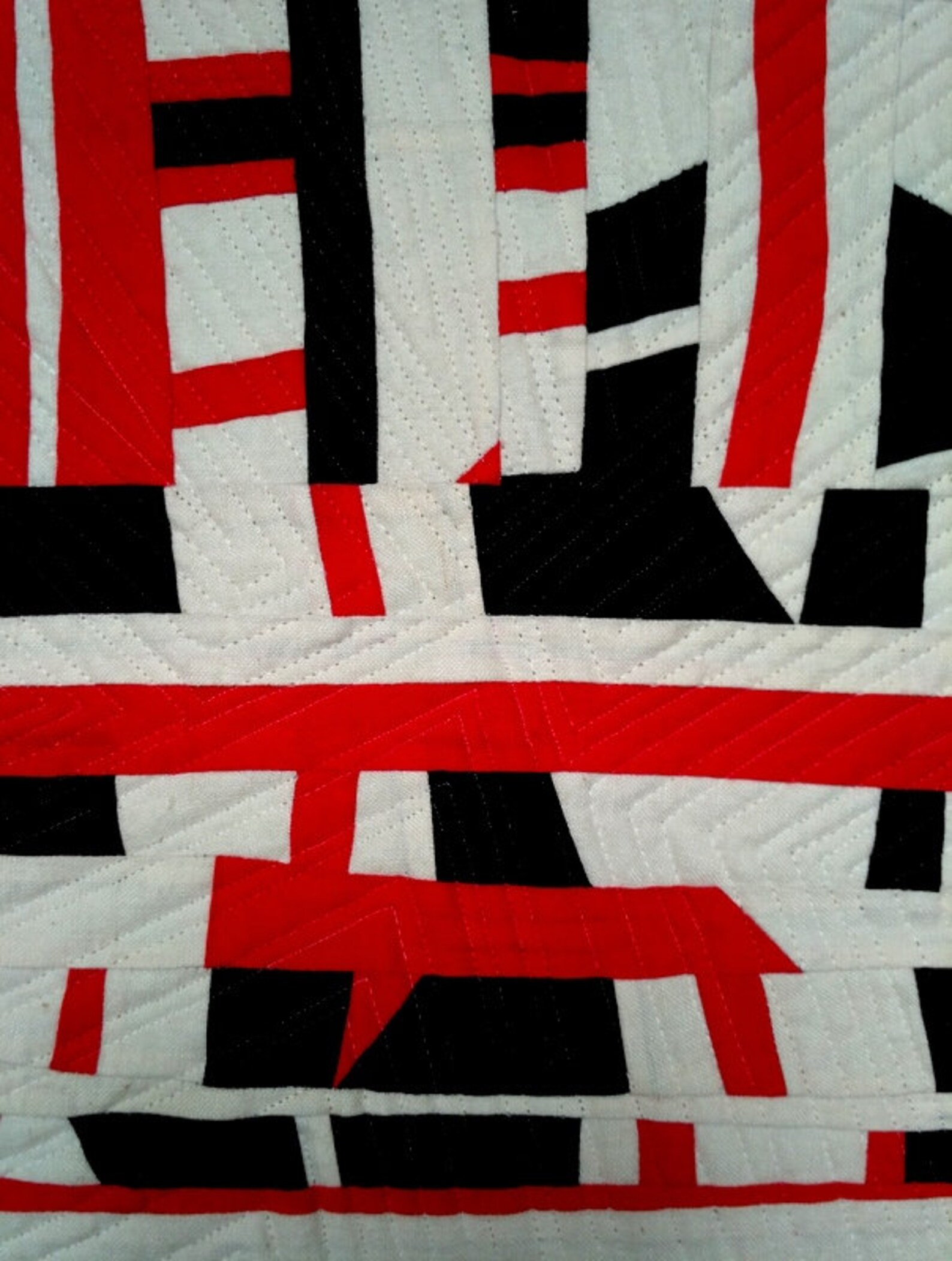 Modern Quilt Art Quilt Wall Hanging Room Decor Abstract Etsy