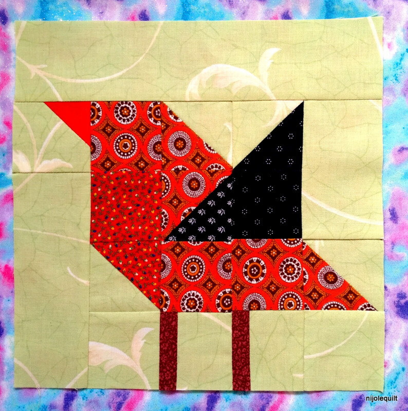 Bird Quilt Pattern PDF Quilt Block Pattern Bird Block Sewing Etsy