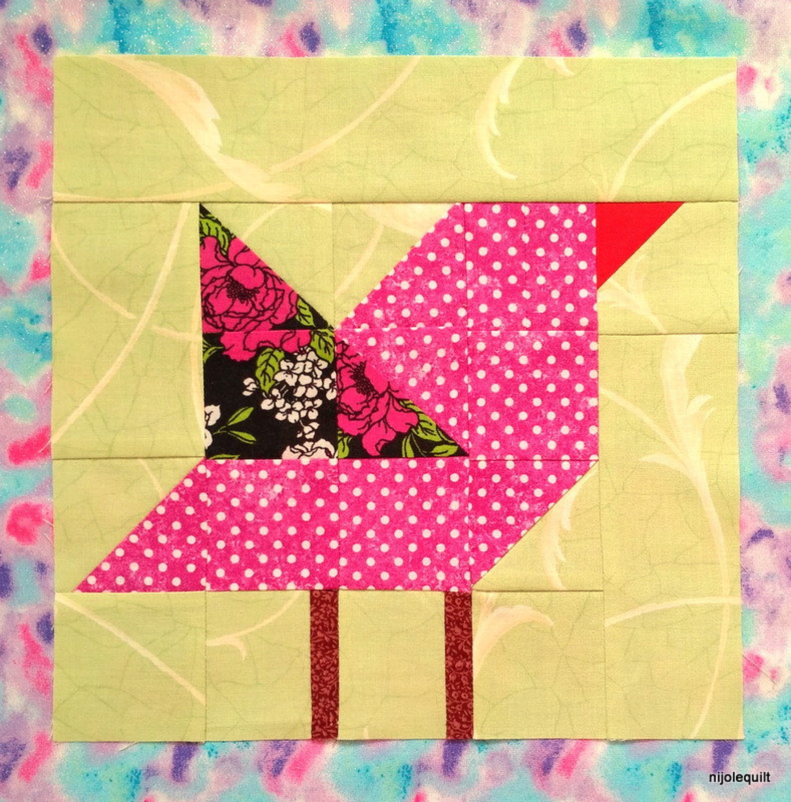 Bird Quilt Pattern PDF Quilt Block Pattern Bird Block Sewing Etsy