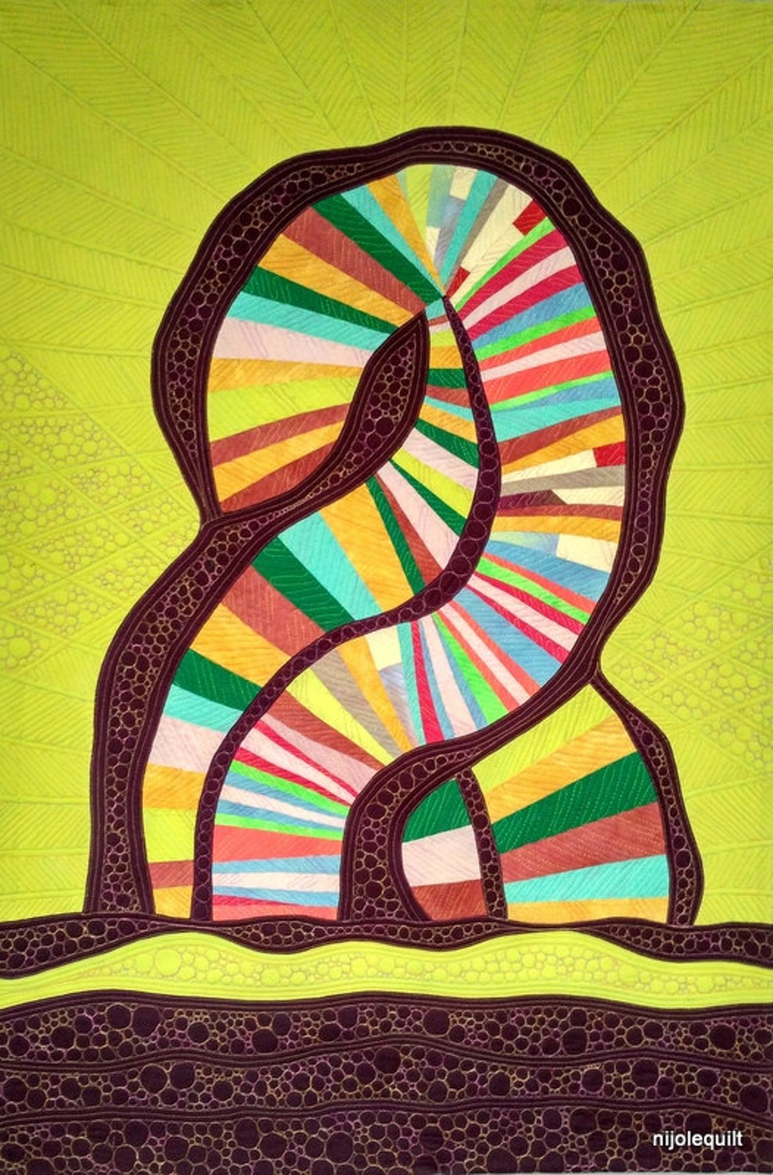 Modern Quilt Art Quilt Wall Hanging Abstract Art Home Etsy