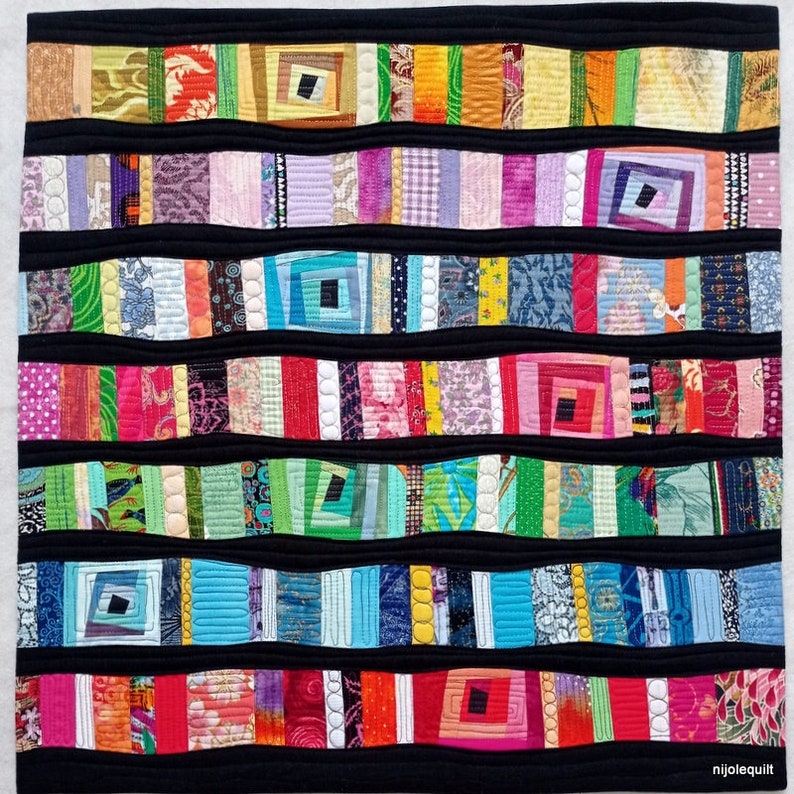 Wall Hangings, Modern Quilt,wall Decor, Abstract Wall Art, Multicolored