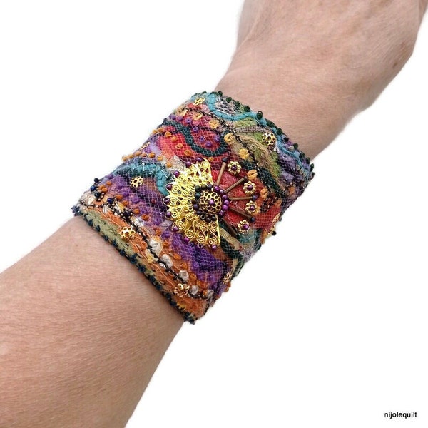 Fabric Wrist Cuffs Etsy