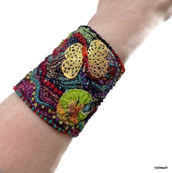 Fabric cuff bracelets discount