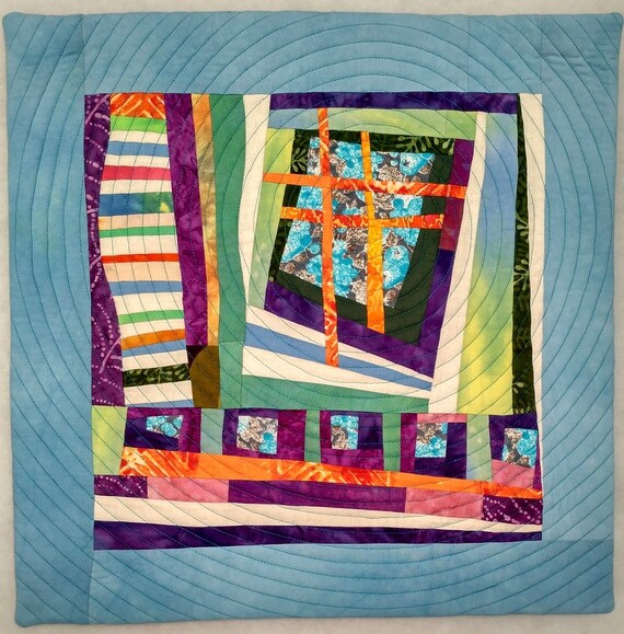 Modern Art Quilt Small Quilted Wall Hanging Abstract - How To Hang A Small Quilt On Wall Modern Art Quilt Small Quilted Wall Hanging Abstract - How To Hang A Small Quilt On Wall