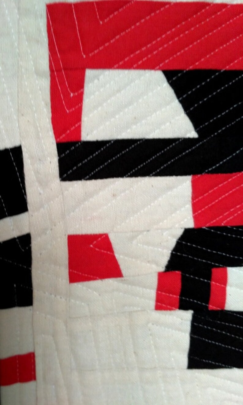 Modern Quilt Wall Hanging Art Quilt Abstract Quilt Room Etsy