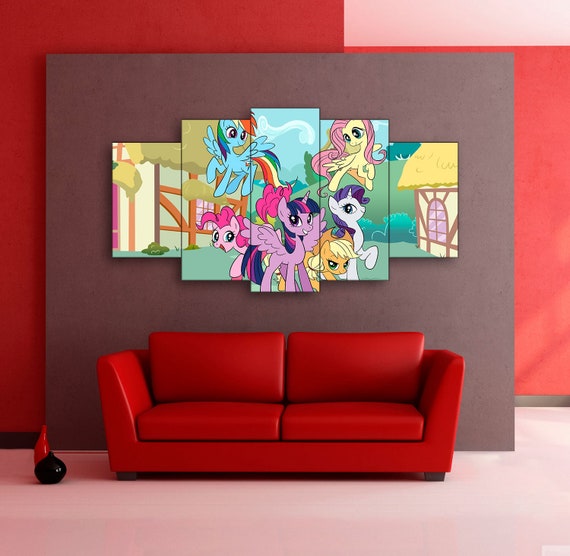 My Little Pony wall art My Little Pony My Little Pony art Etsy
