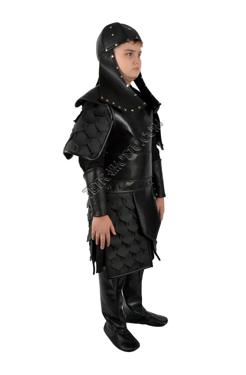 Black mongol costume for kids MM1258