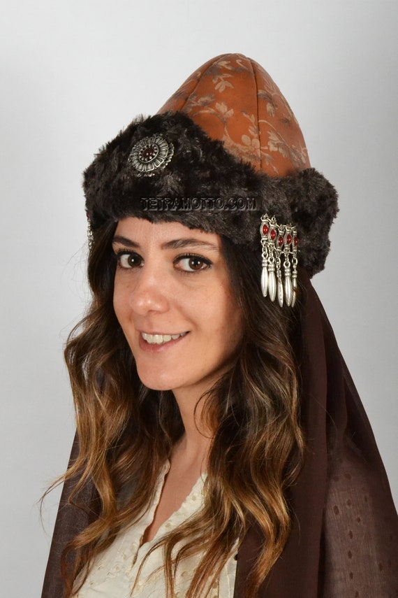 Halime Sultan Cap Dirilis Ertugrul Head Piece Hat HYM005