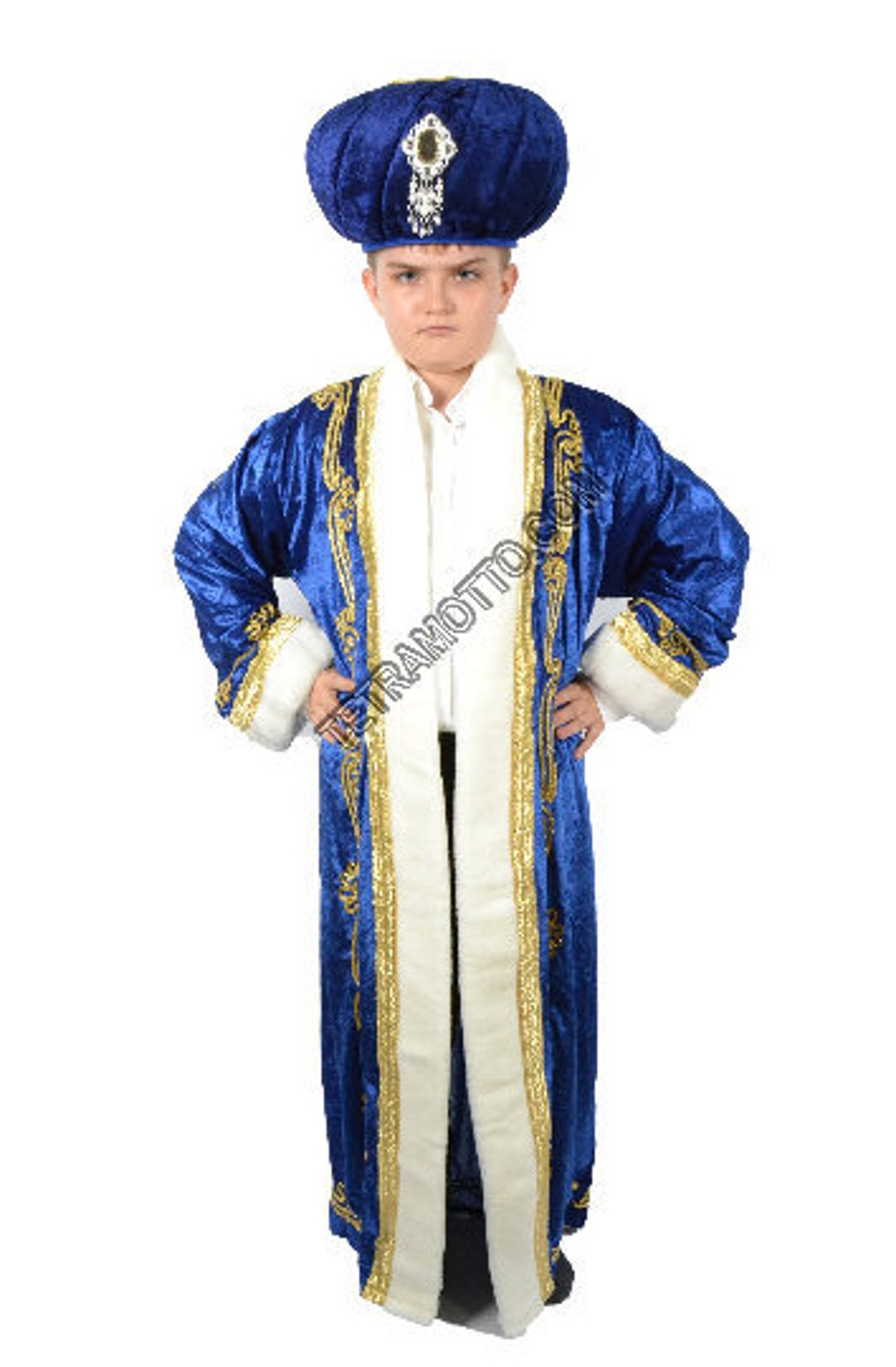 Blue Ottoman Sultan Costume Child Boy Costume for Kids A25190 - Etsy