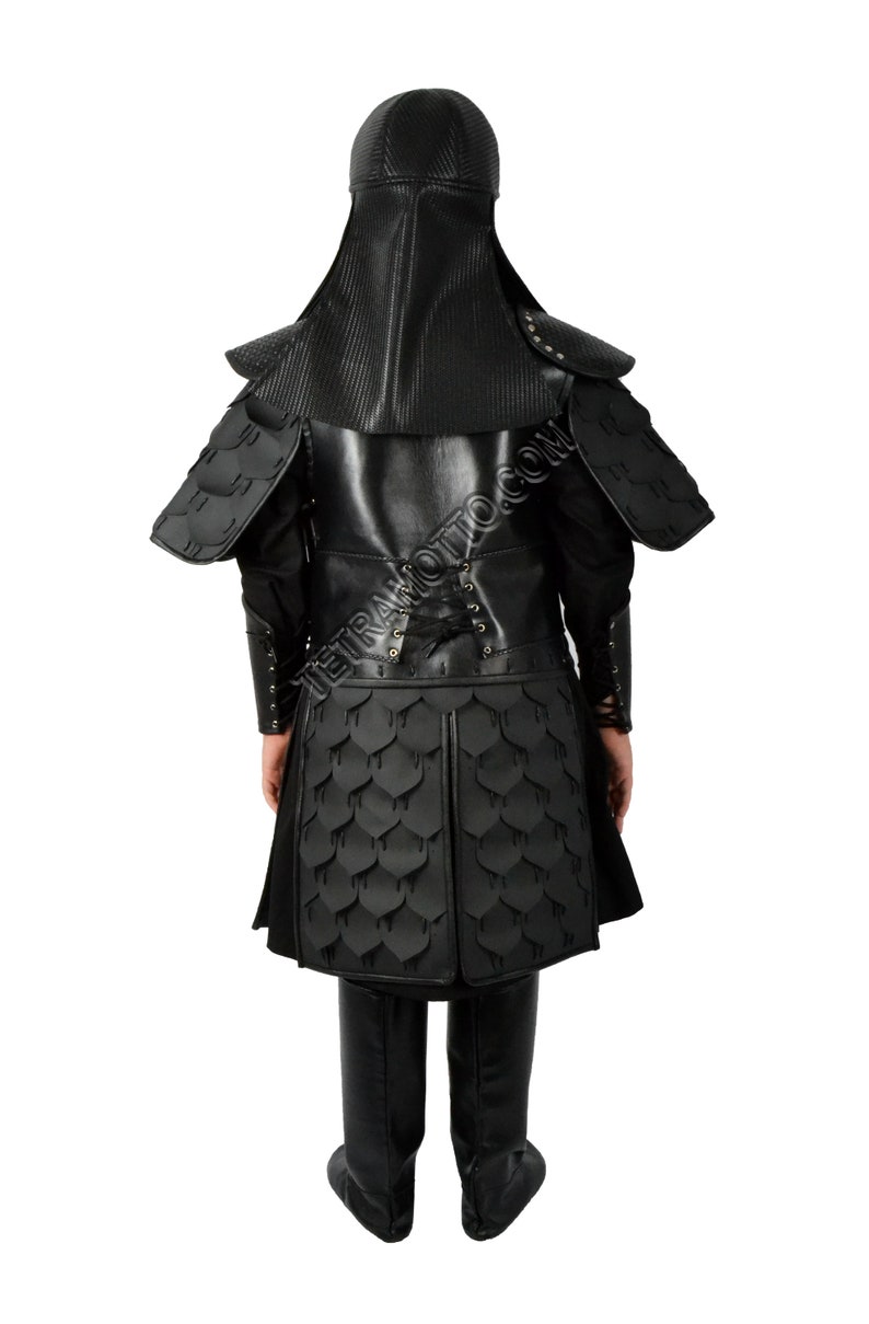Black mongol costume for kids MM1258