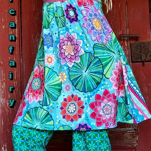 Colorful good mood dress & leggings