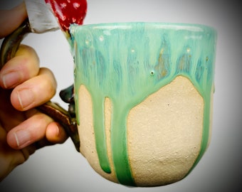 THE mushroom cup/ceramic “Crystal”