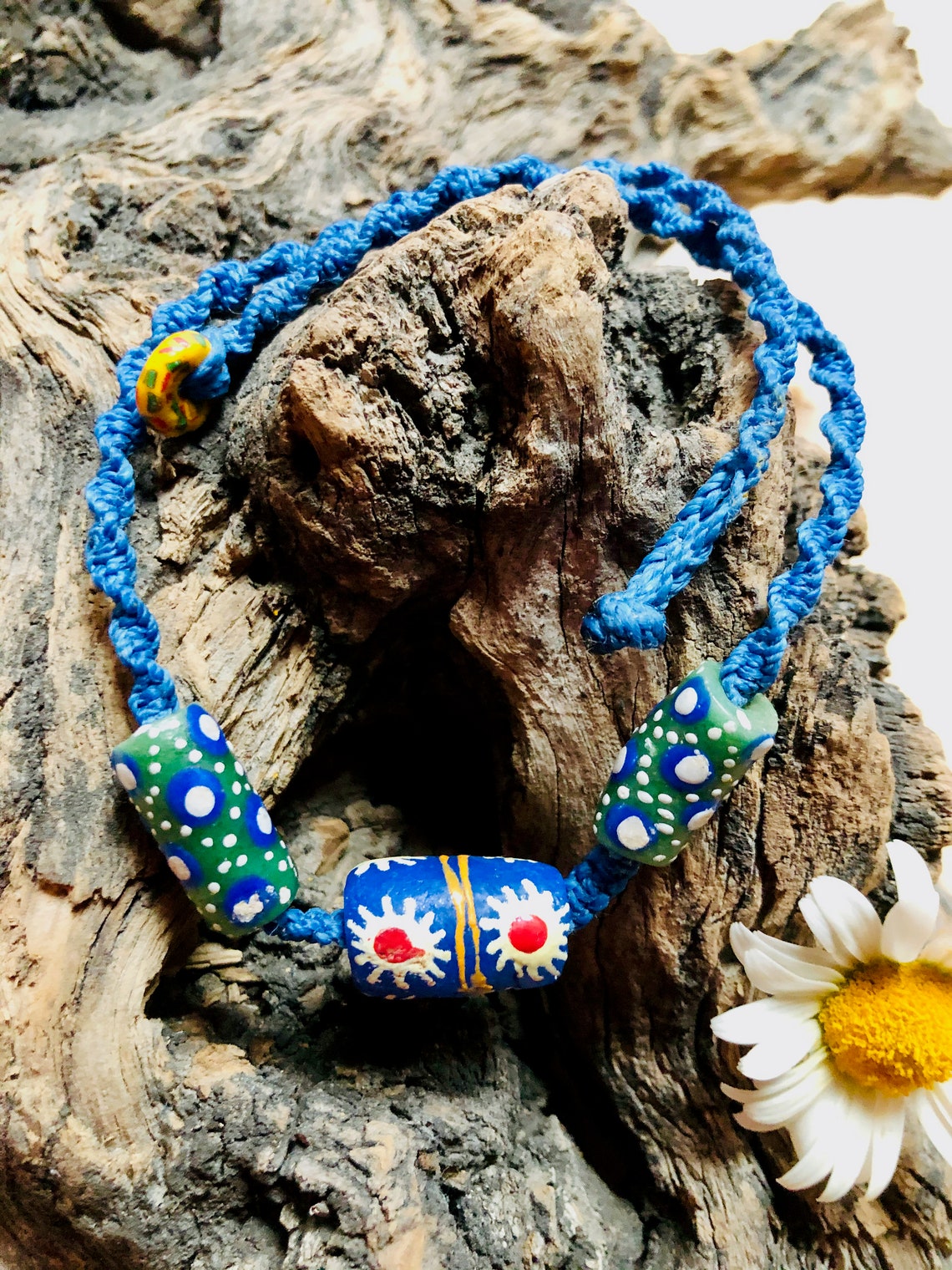 Necklace Macramé Glass Beads Etsy Singapore