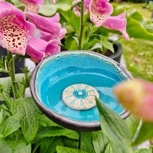 Rain catchers/insect drinkers/bee drinkers 3 different sizes 6 colors türkisblüte