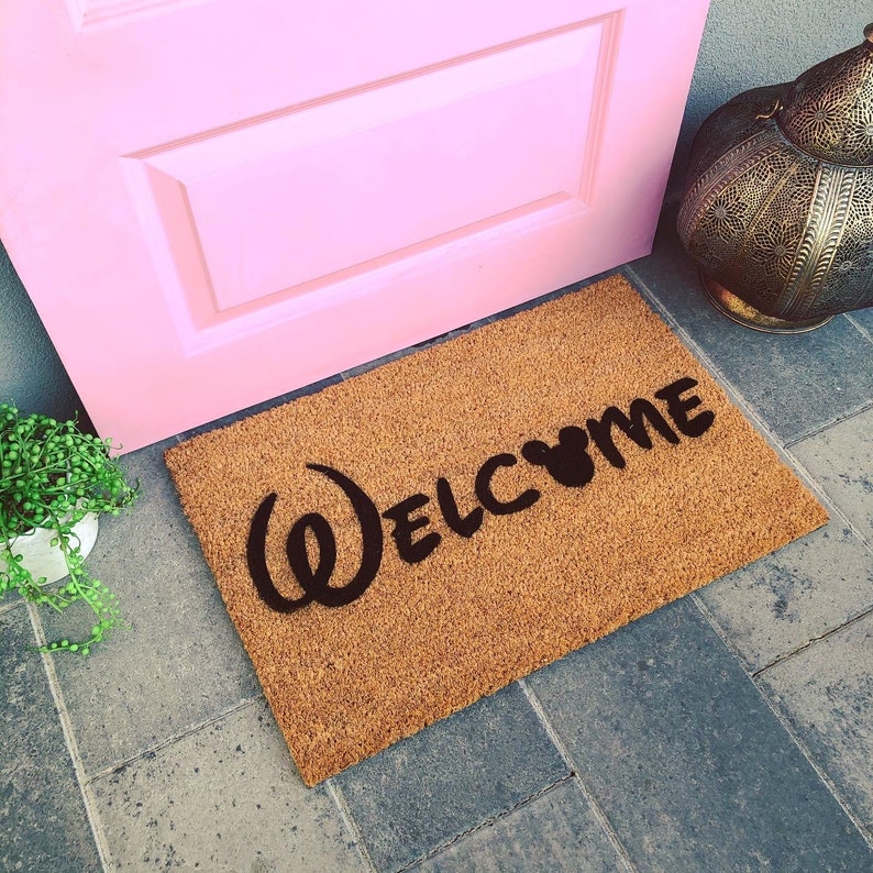 Disney Doormat Disney Mat Disney Home Decor Disney Etsy