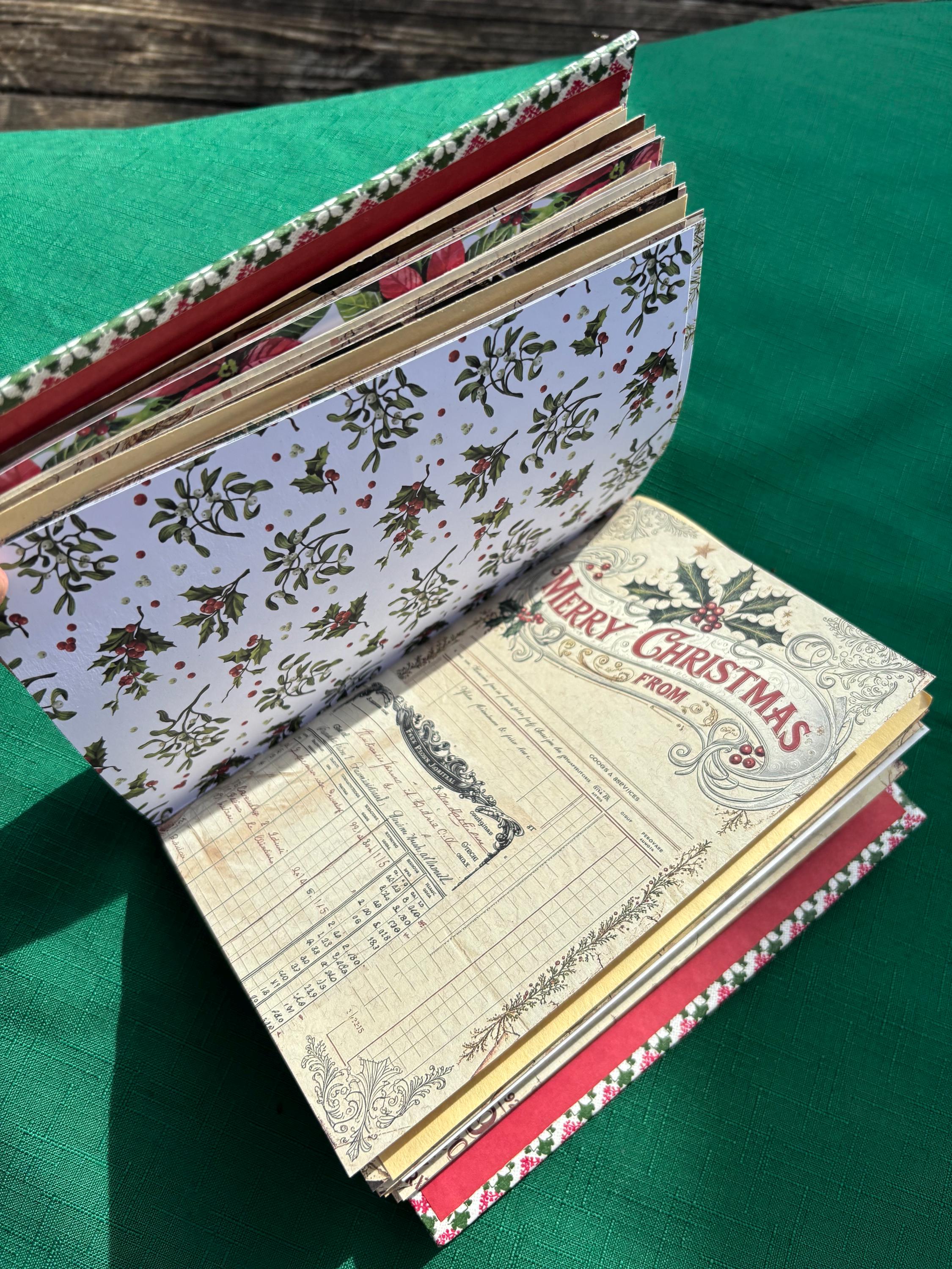 Handmade Vintage Junk Journal Christmas - Etsy