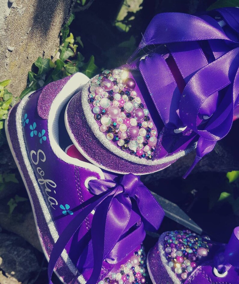 purple bridesmaid shoes