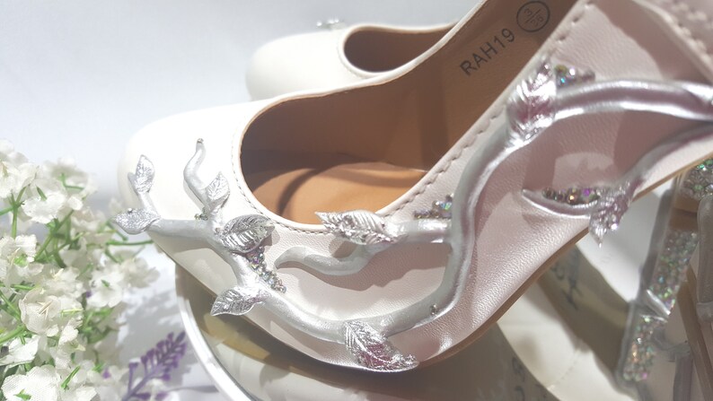 Mary Jane Block Heel Custom Wedding Shoes White Mary Jane | Etsy