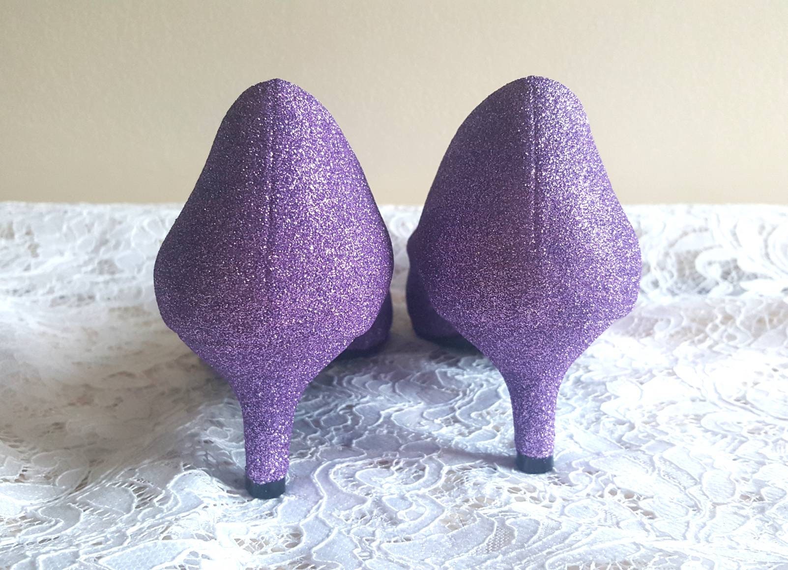 Purple Shoes Low Heel Wedding Shoes Low Heel Lilac Wedding - Etsy Canada