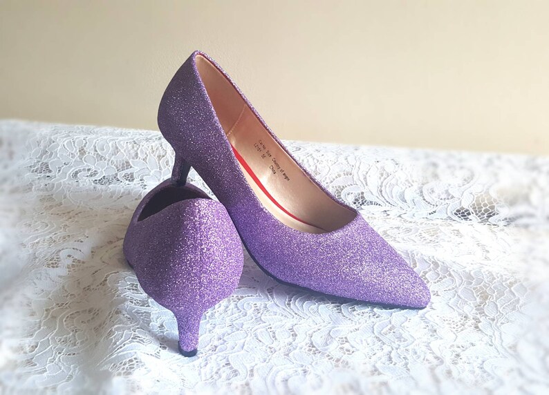 lavender bridal shoes