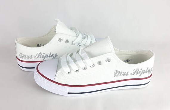 personalised wedding shoes