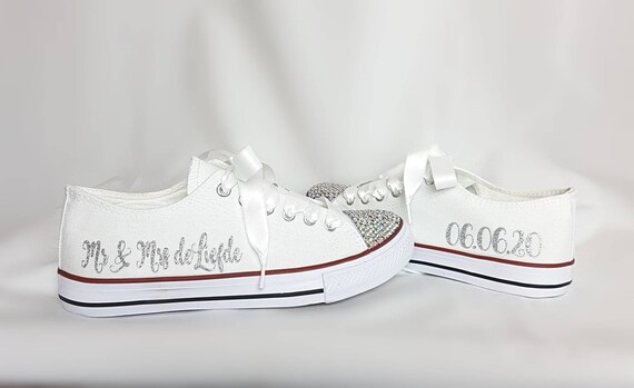 personalised wedding shoes