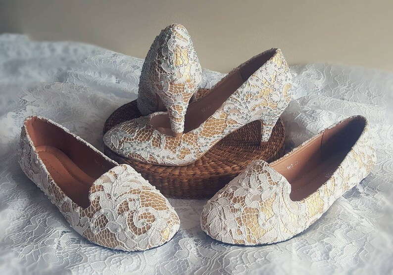 Executive Wedding Shoes Package heels & flat wedding shoes image 6