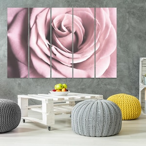 Pink Rose Wall Hanging Art, Rose Canvas, Rose Print, Floral Decor, Flowers Wall Art, Cool Poster, Poster, Printable, Meadow, Nature, Wall