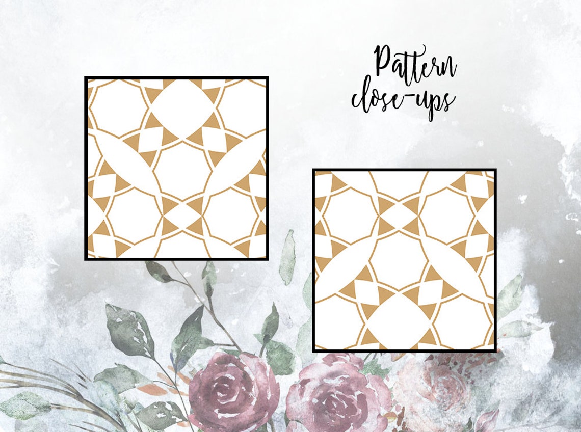 Simple Shapes Wall Mural, Simple Wall Decor, Geometric Removable ...