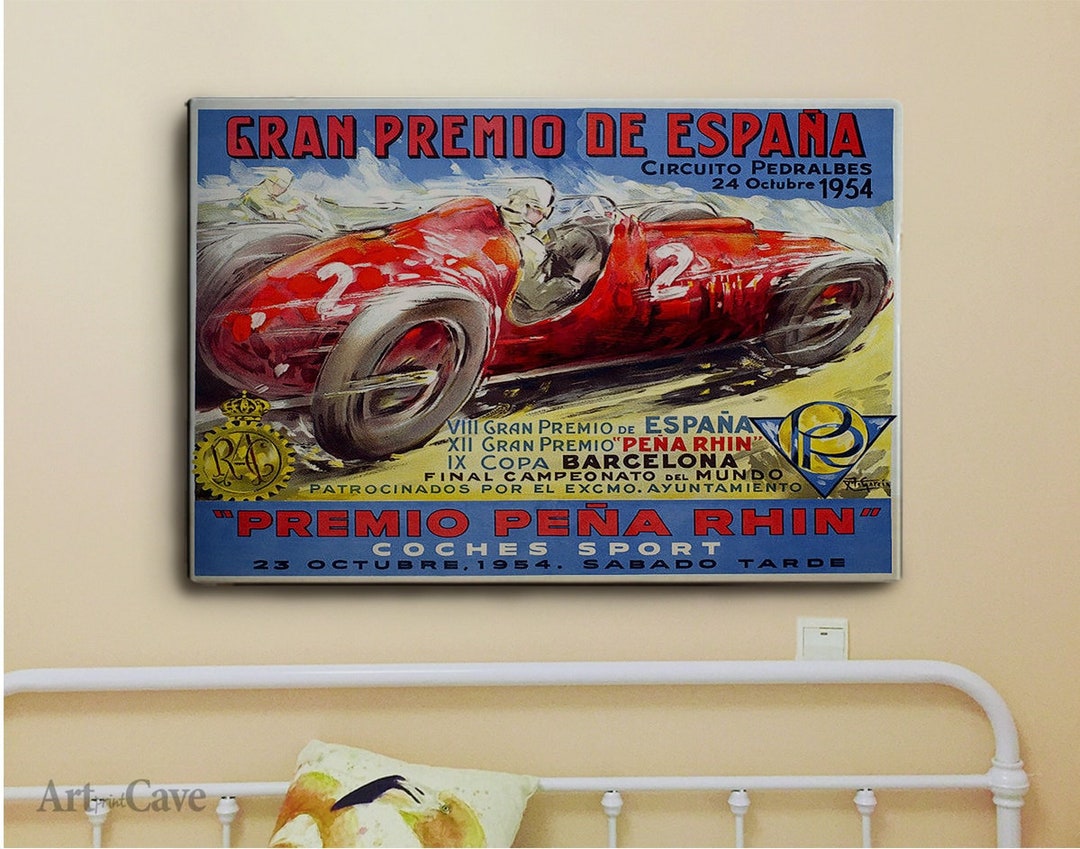 Affiche Grand Prix International 54x82 – Italie – Vintage