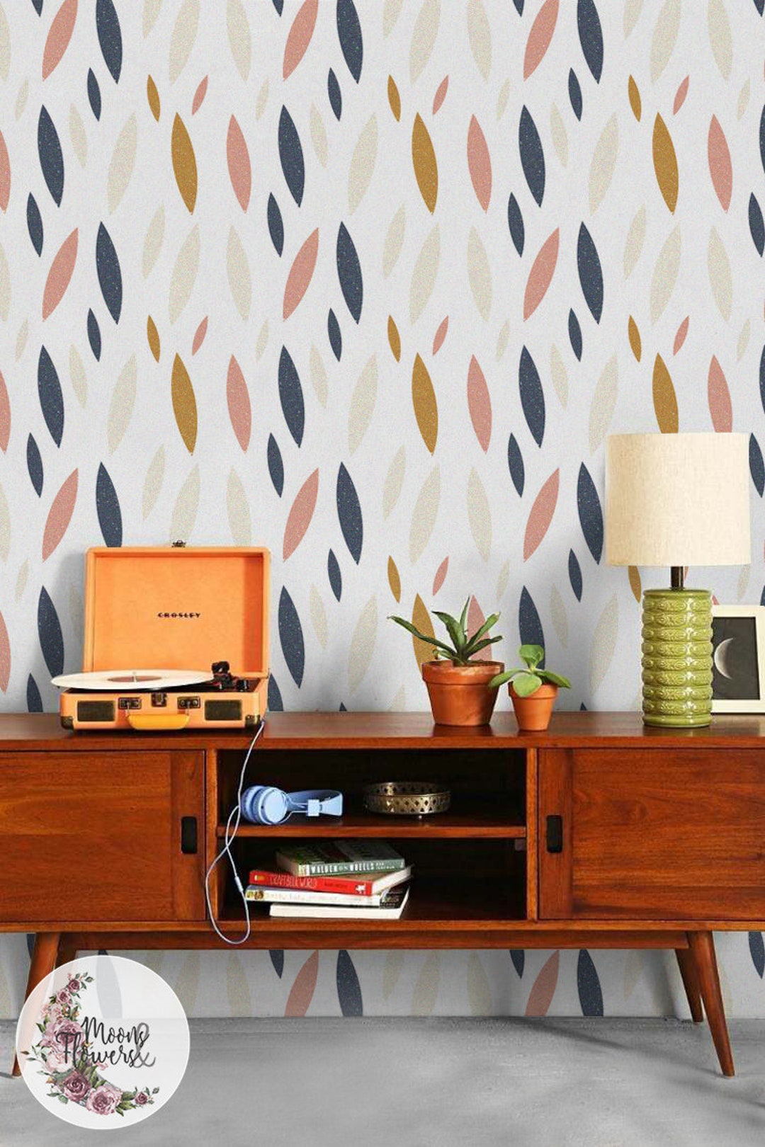 Simple Scandinavian Removable Wallpaper, Minimalistic Wall Decor ...
