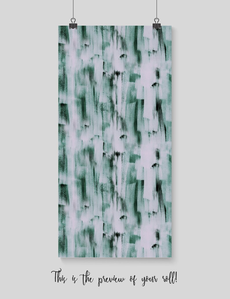 Brush Touch Removable Wallpaper Watercolor Wall Mural - Etsy