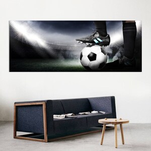 Soccer Canvas, Football Fame Canvas, Panels Art, Sport, Team Sport, Wall Decor, Printable, Soccer Decor, Stadium, Decoration, Sports, Wall