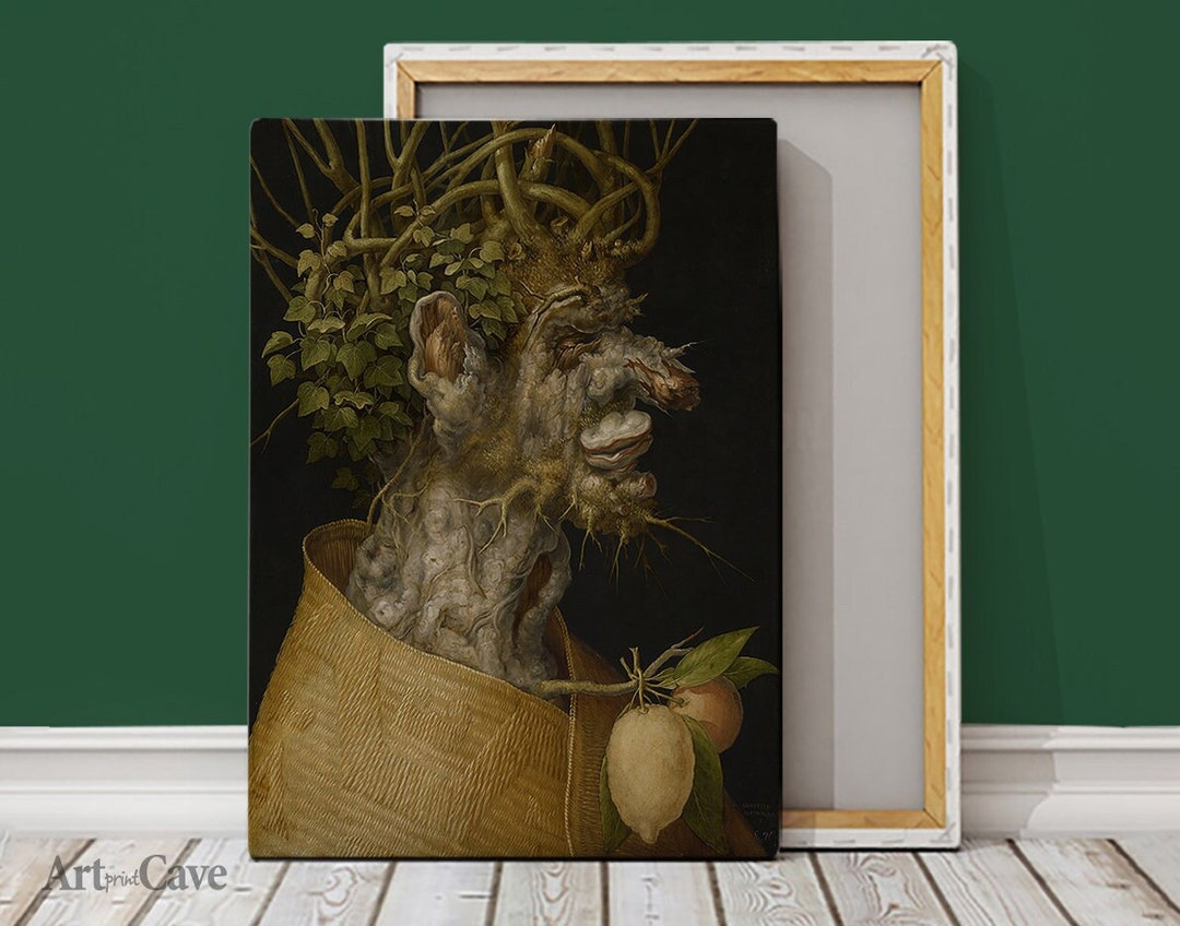 Winter by G Arcimboldo Cotton Canvas, Digital Print, Iconic Art ...
