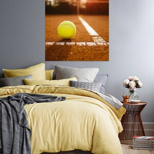 Tennis Ball Cool Poster, Wall Decor, Framed Canvas, Panel Art, Printable, Sport, Tennis, Poster Print, Framed Canvas, Panel Art, Decoration