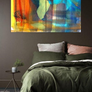 Watercolor Abstract Framed Large Print, Poster Print, Wall Art Hanging, Home Decor, Decor, Poster Print, Abstract Print, Fine Art, Modern