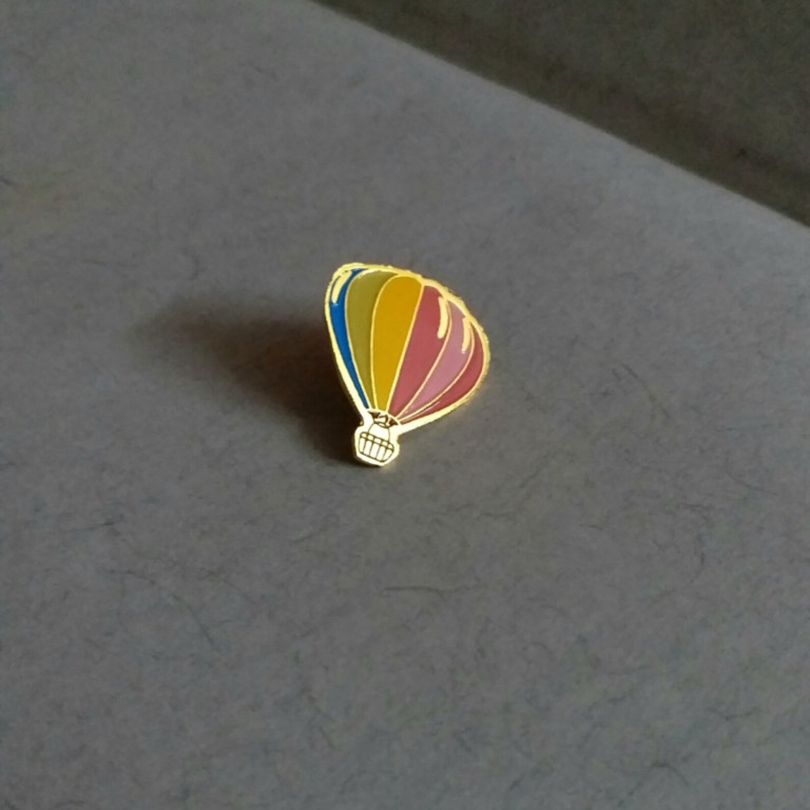 Hot air balloon lapel pin Etsy