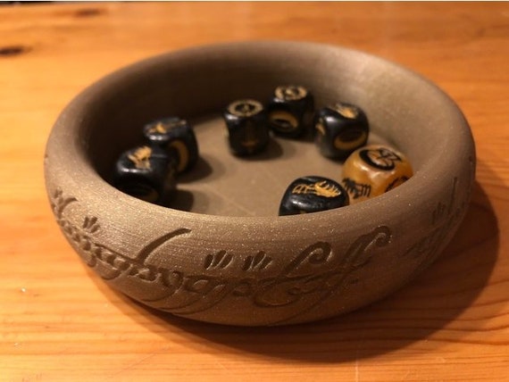 Der Eine Ring Herr Der Ringe Wurfelbecher Decotarion Etsy