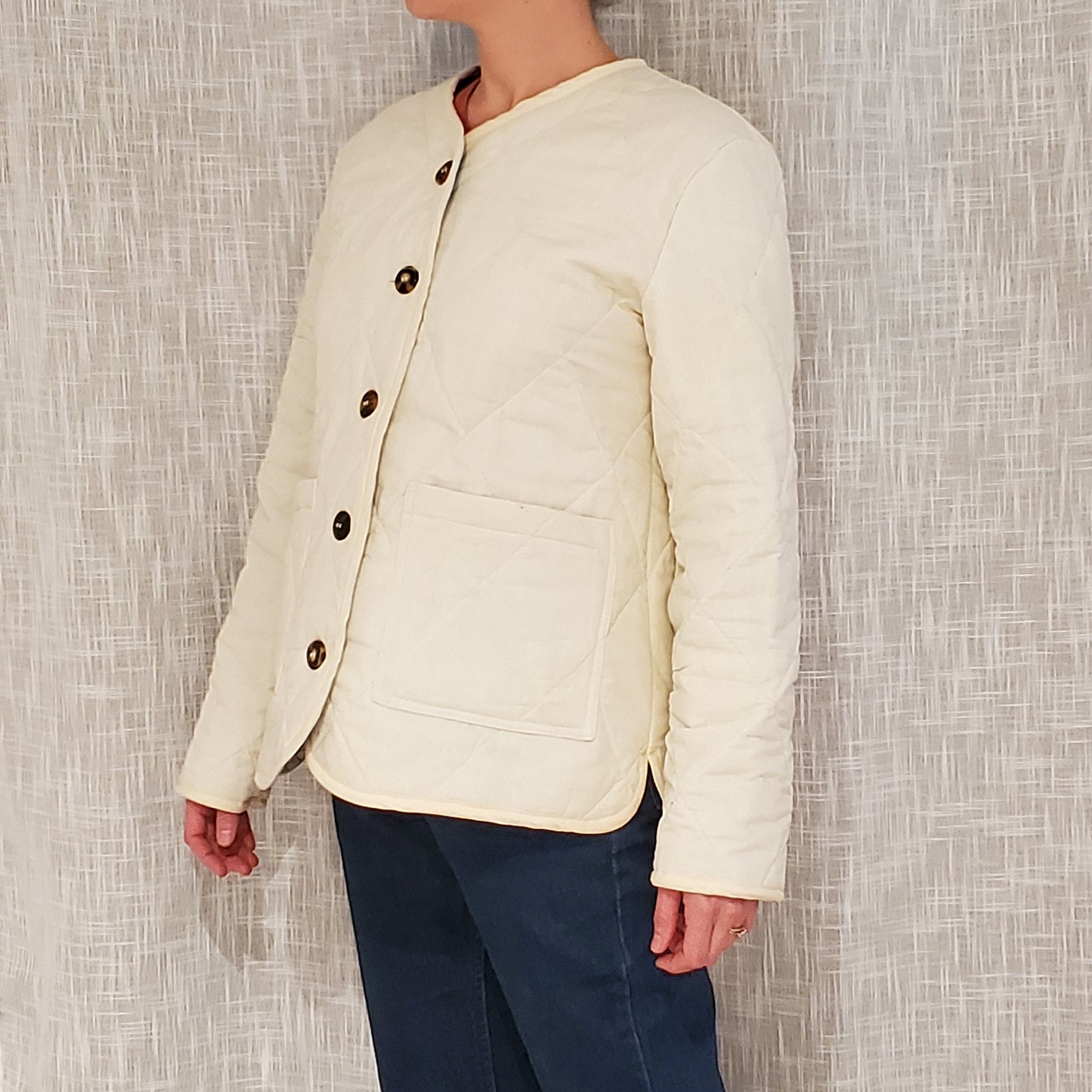 Women's Quilted Liner Jacket PDF Sewing Pattern Etsy Canada