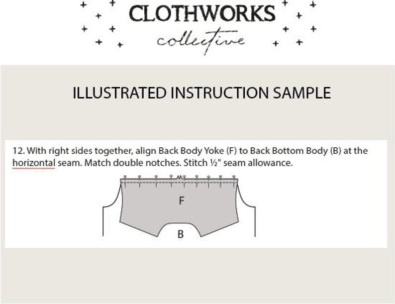 Work Chacket Pattern Chore Jacket Sewing PDF Pattern in English – Women’s Barn Coat Pattern ...