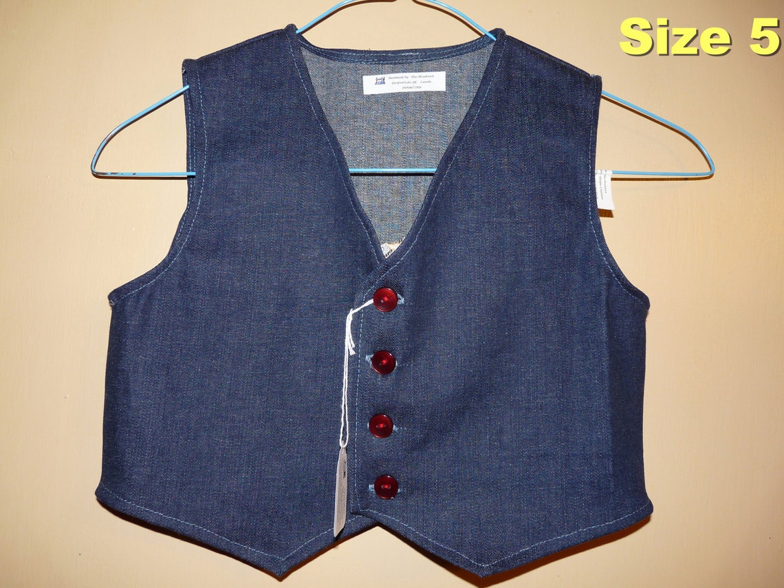 Children's Vest Etsy