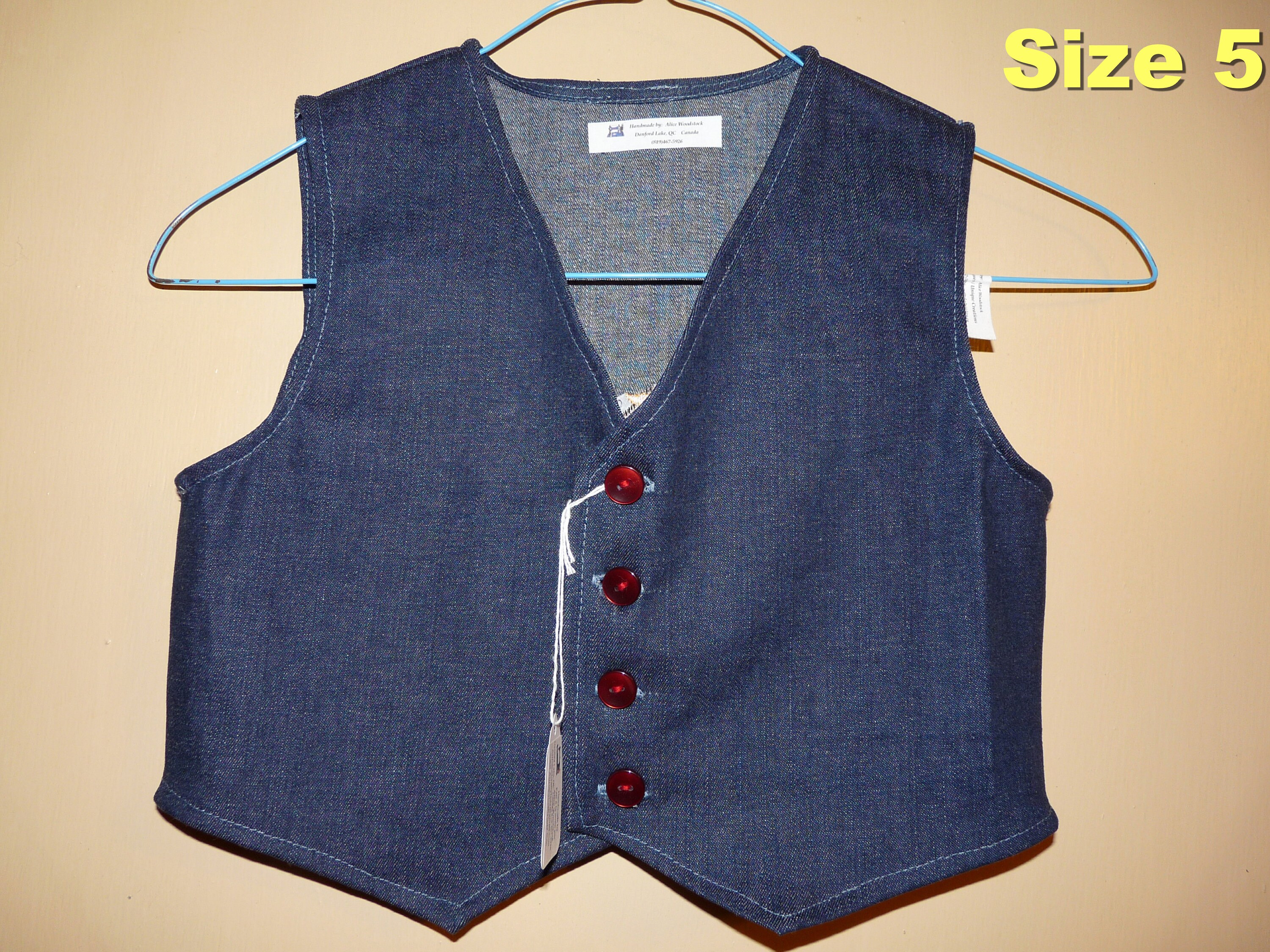 Children's Vest Etsy